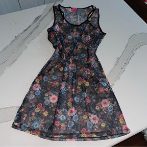 Mesh Floral Dress